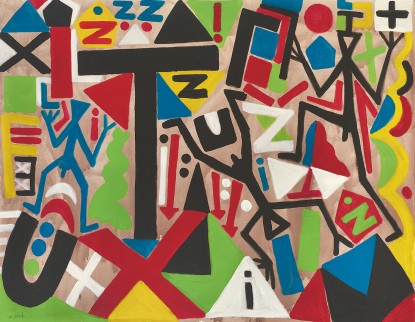 A.R. Penck, SPIELEN UND BAUEN, 2002